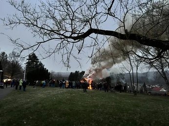 Osterfeuer Walkenried auf dem Geiersberg