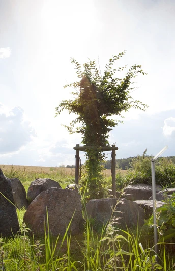 Kunstwerk Steinschiff