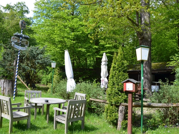 Stempelstation 16 im Nördlichen Harzvorland an der Waldgaststätte Hasenspring in Salzgitter-Bad