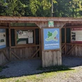 Infohütte am Wanderparkplatz Gestecke