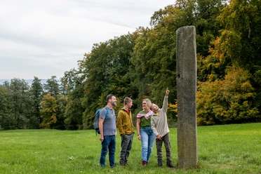 Basaltstele an der Mitte Deutschland
