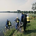 Taucher am Salzgittersee