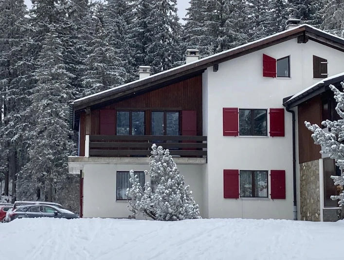 Ansicht von der Skipiste