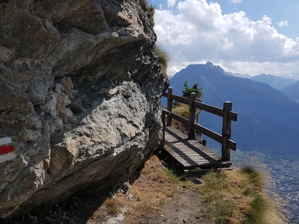 Wanderung von der Riederalp über die Knebelbrücke nach Blatten