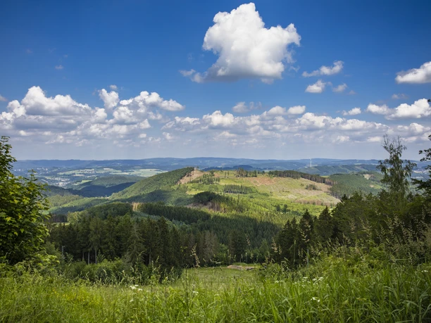 Aussicht Hohe Bracht ohne Personen
