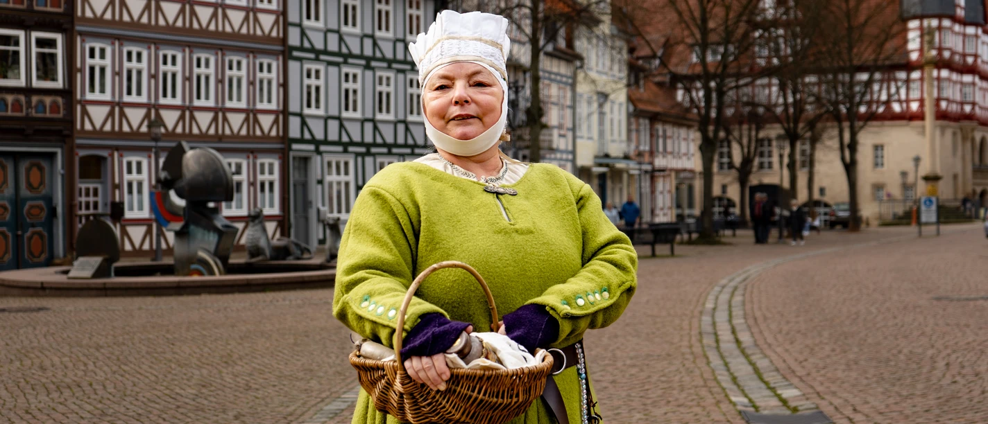 Unterwegs mit Marktfrau Mariken