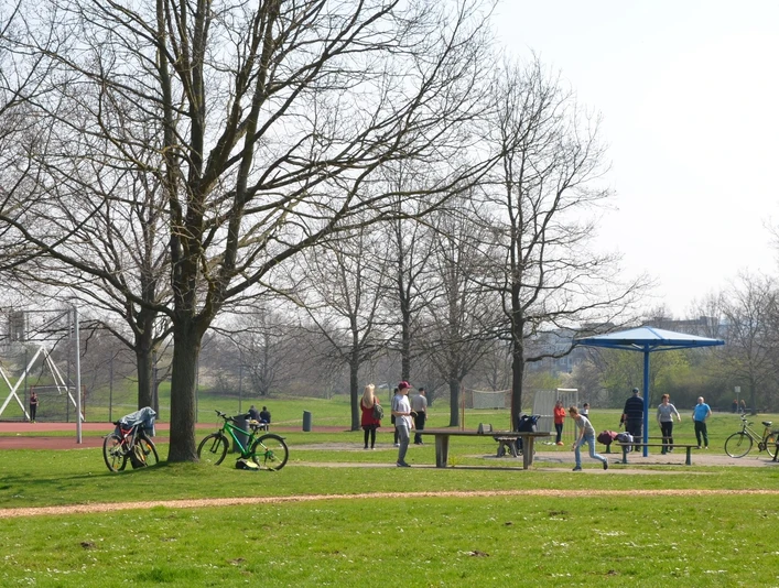 Freisportfläche am Südwestufer des Salzgittersees in Salzgitter-Lebenstedt