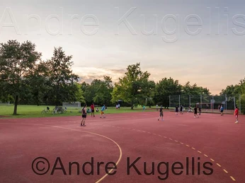 Einer der Fußballplätze der Freisportanlage am Salzgittersee
