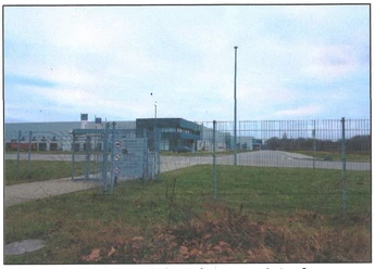 Eingang Logistikzentrum MAN an der Linke-Hofmann-Busch-Straße