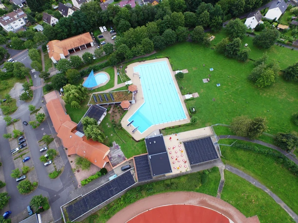 Freibad Lohfelden Luftbild