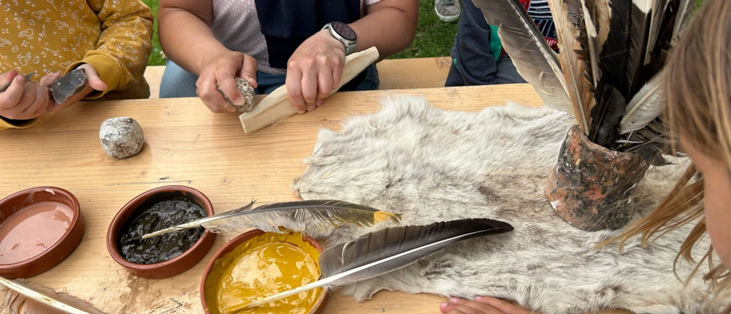 Basteln mit dem Steinzeitpark