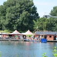 Gastronomie Sonnendeck an der Wasserskianlage am Salzgittersee in Salzgitter-Lebenstedt