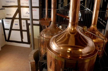 Braukessel im Nieheimer Biermuseum Braukessel im Nieheimer Biermuseum