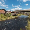 Historische Holzbrücke über der Murg in Forbach_compusign.de