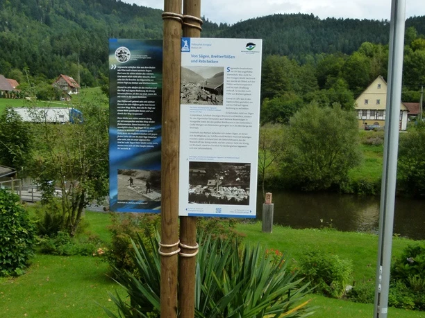 Flößerpfad-Tafel