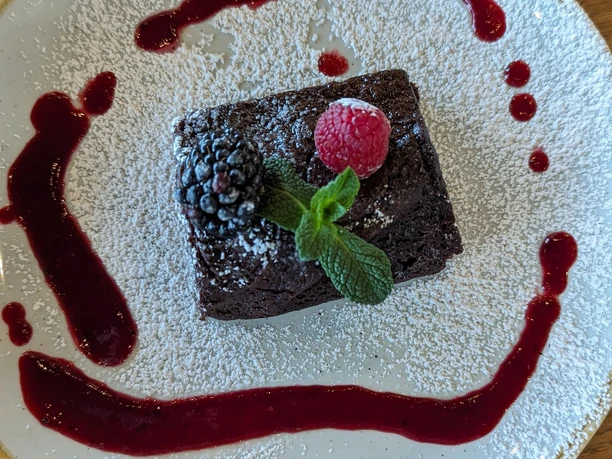 Brownie im Life Deli