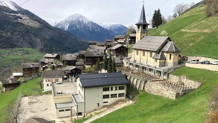 Wanderung von Betten Dorf via Goppisberg, Greich nach Ried-Mörel