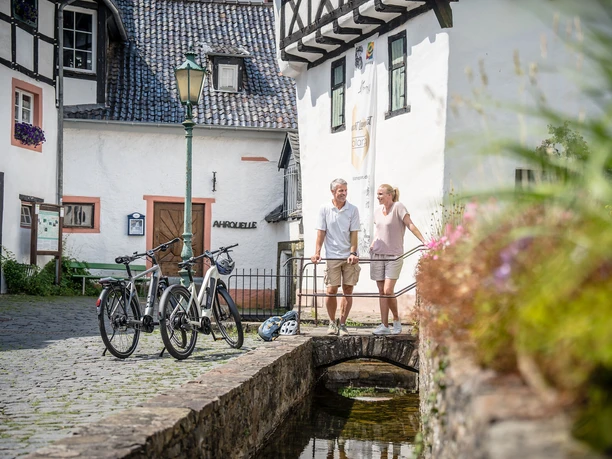 Start Ahr-Radweg: Die Ahrquelle in Blankenheim