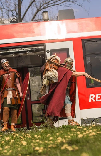 Anreise mit der Bahn zum Römerkanal-Wanderweg