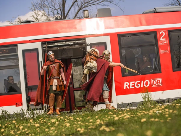 Anreise mit der Bahn zum Römerkanal-Wanderweg