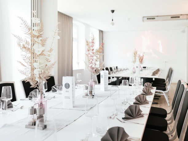 Tagungsraum in fabis Hütte