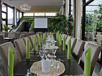 "Restaurant Urwaldblick" in der Biosphäre Potsdam