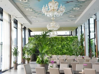 "Restaurant Urwaldblick" in der Biosphäre Potsdam