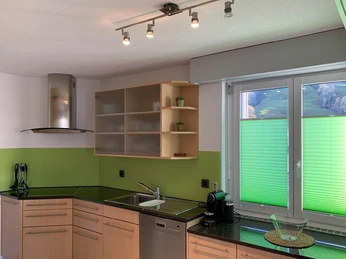 Küche mit Abwaschmaschine, Steamer, MIkrowelle