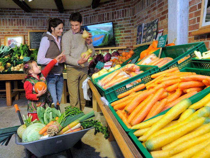 Hof Hinrichs Hofladen Hinrichs, innen