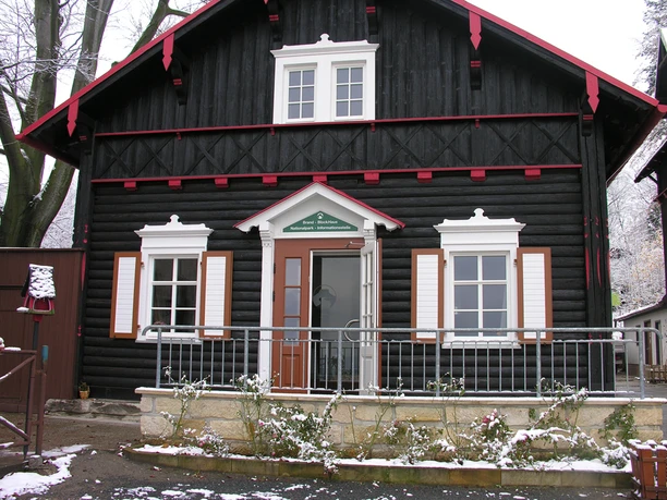 Infostelle Blockhaus Brand