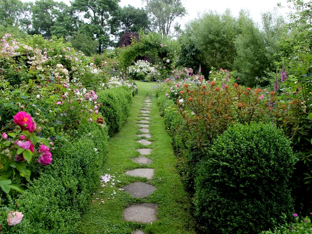 Rosengarten an der Elbe