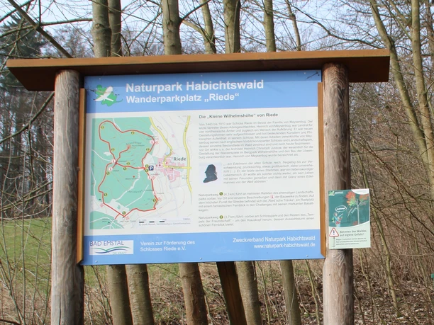 Wandertafel Riede