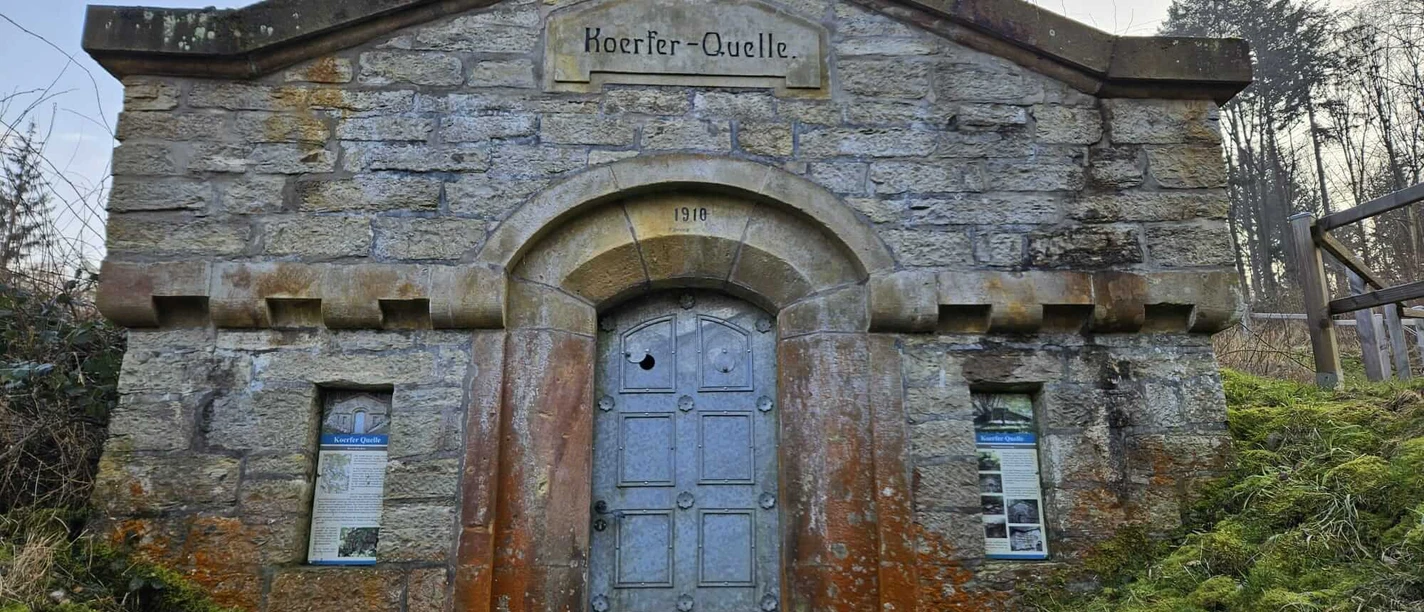 Bad-Driburg-Herste-Koerfer-Quelle Haus der Koerfer Quelle in Herste.