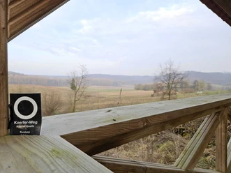 Bad-Driburg-Herste-Koerfer-Quelle Blick aus dem Koerfer Weg in Herste.