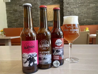 Bier Dinner im Restaurant des alpes in Fiesch in der Aletsch Arena