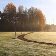 Herbstliche Stimmung im Sportpark am Ölbach in Schloß Holte-Stukenbrock