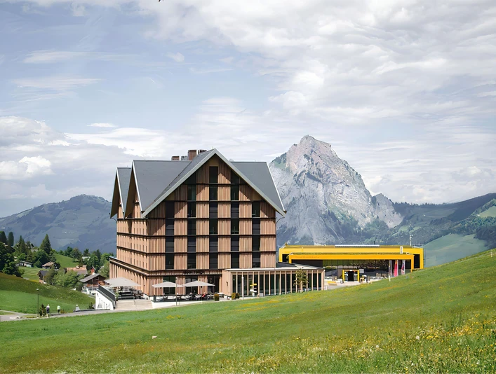 Exterior view Stoos Lodge