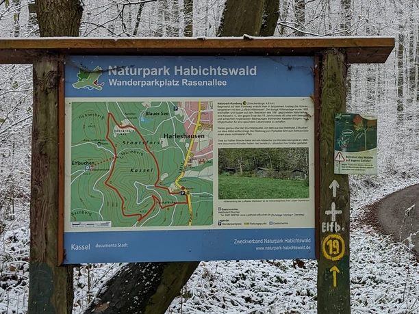 Wandertafel Rasenallee