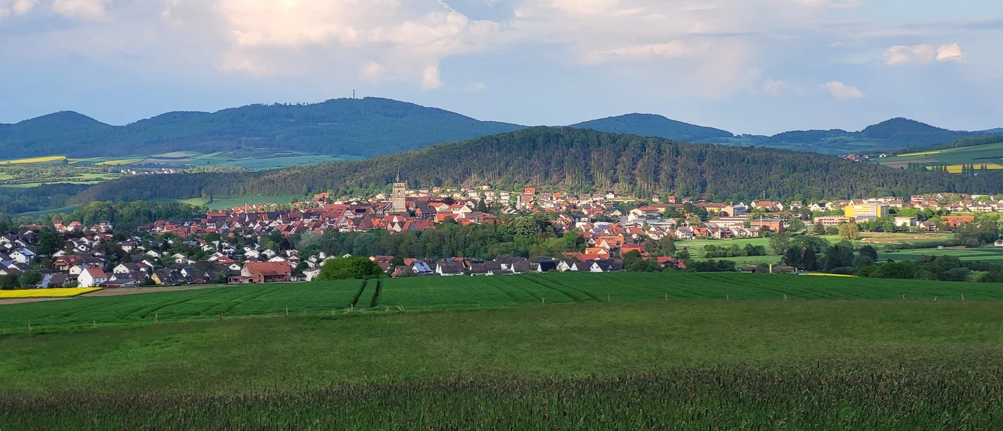 Blick auf Wolfhagen