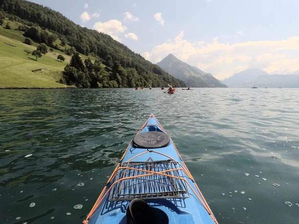 Die Tour führt am naturbelassenen Bürgenstock entlang.