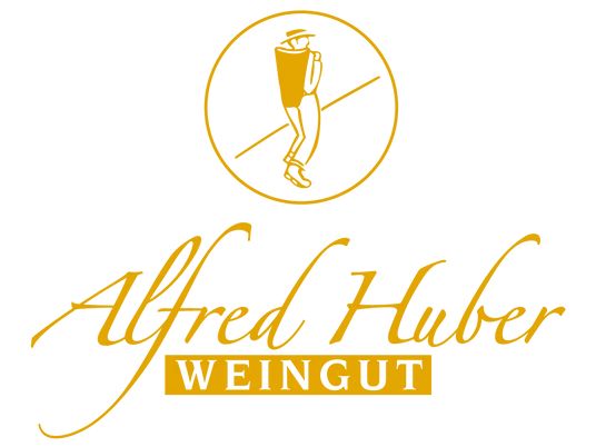 Alfred Huber Logo rund gelb