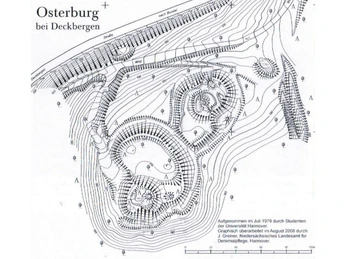 Osterburg bei Deckbergen, Grundriss Osterburg bei Deckbergen, Grundriss