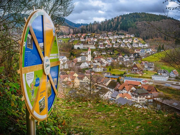 Aussicht auf Ottenhöfen im Schwarzwald