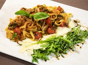 Pasta at the restaurant "Der Italiener" in Rigiblick