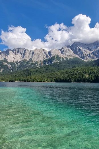 Blick auf den Eibsee