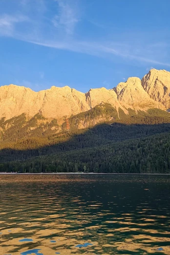 Sonnenuntergang am Eibsee