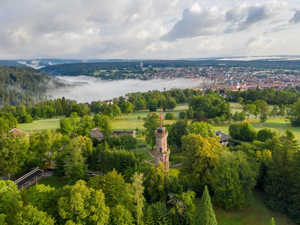 Drohnenfoto Kienberg mit Blick auf Freudenstadt