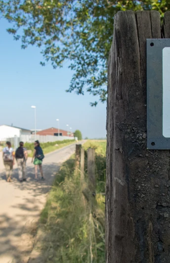 Wegweiser Römerkanal Wanderweg