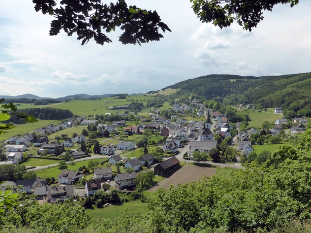 Blick vom Kreuzberg Düdinghausen