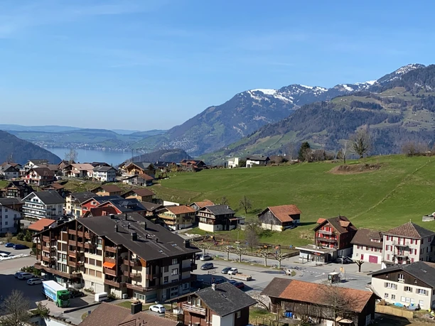 Aussicht vom Haus Bergfrieden